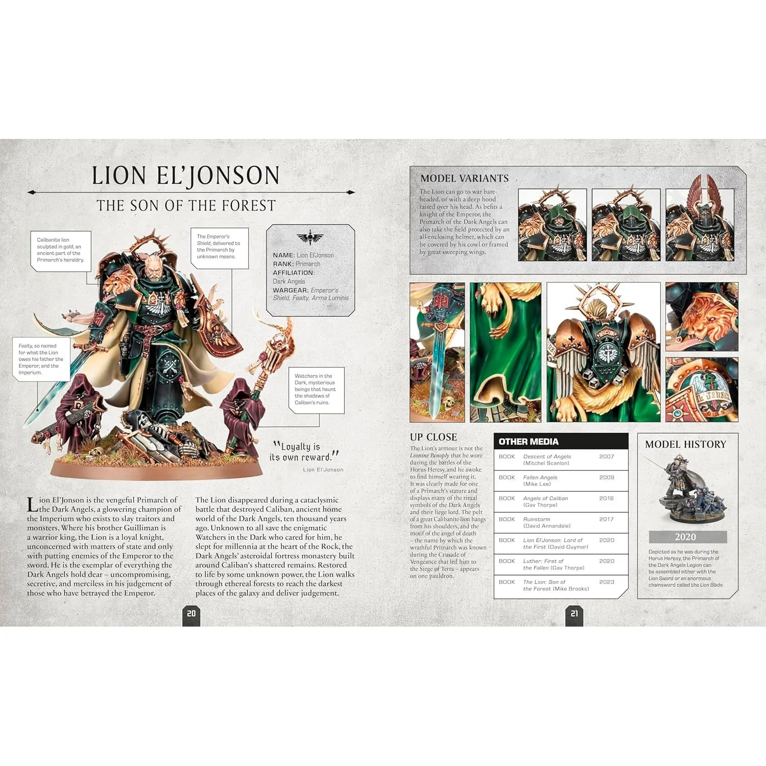 WARHAMMER 40K CHARACTER ENCYCLOPEDIA (INCLUDES LIEUTENANT TITUS MINI) BY DK BOOKS - Image 3