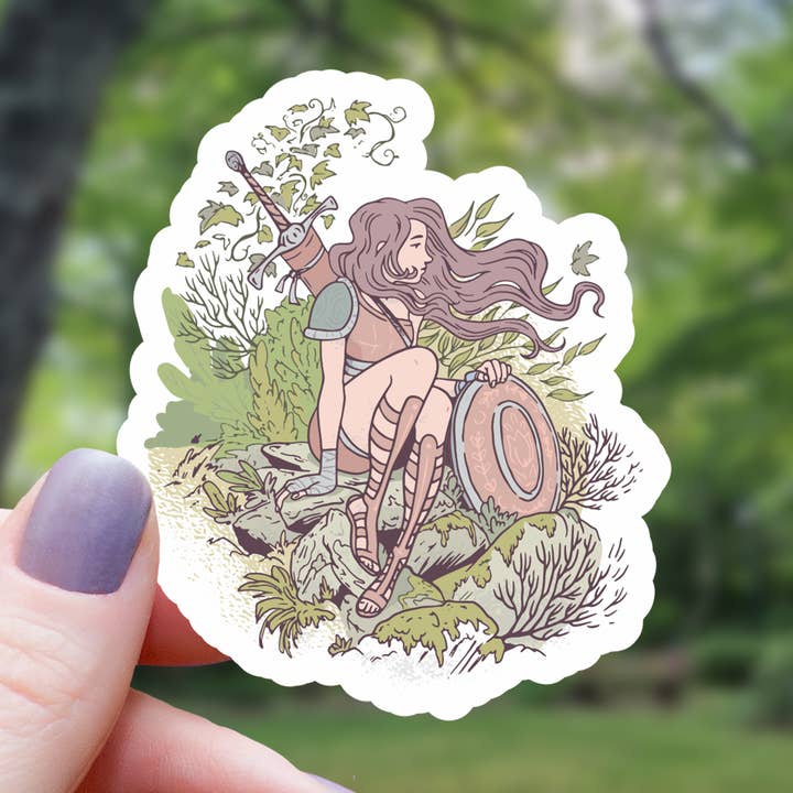 WARRIOR PLANT LADY STICKER