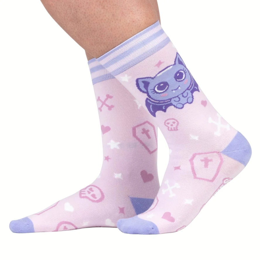 WIDDLE BAT GUY CREW SOCKS BY FOOTCLOTHES - Image 2
