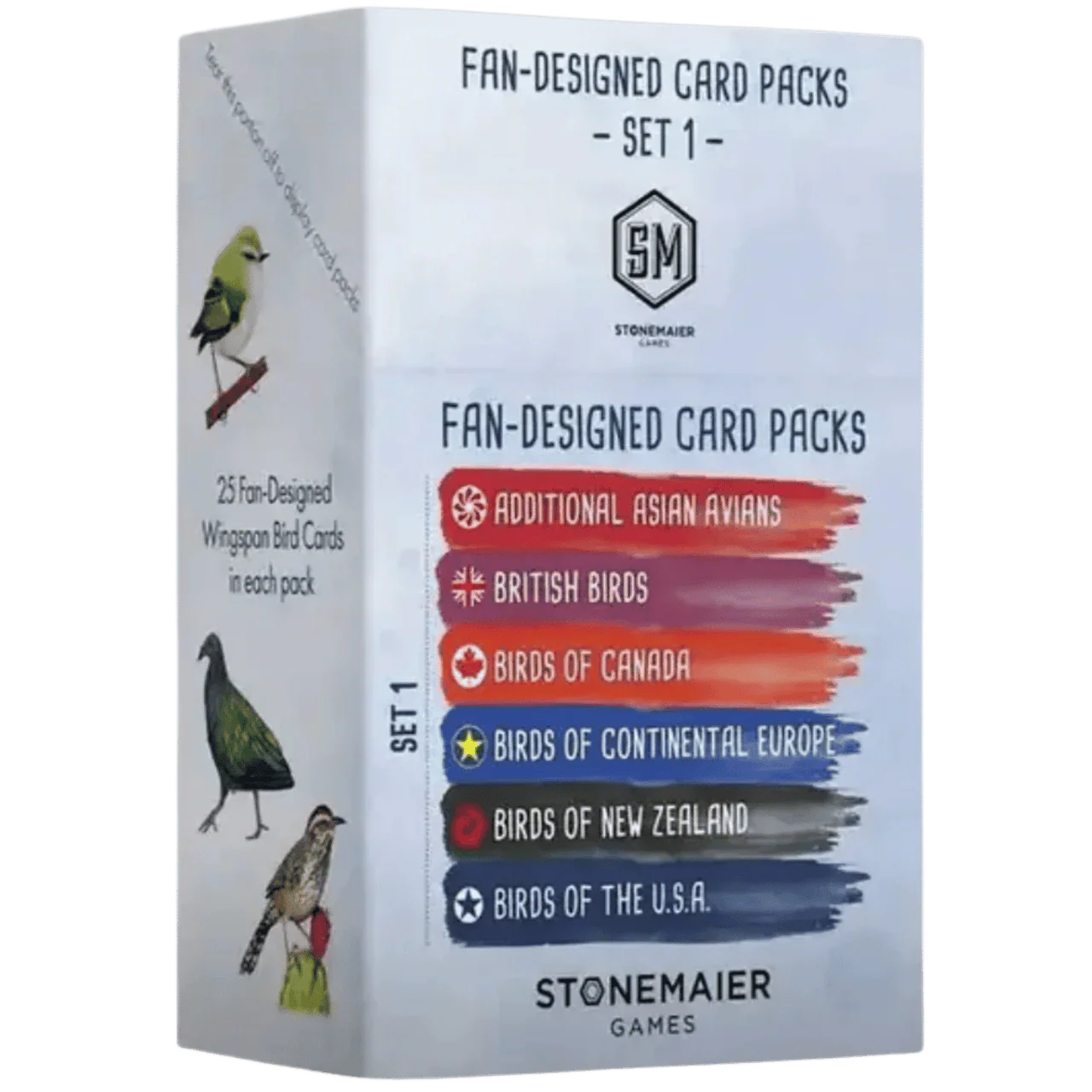 WINGSPAN FAN-DESIGNED BIRD CARDS SET 1