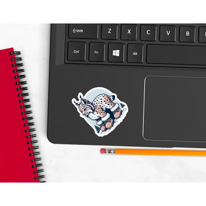 WINTER LYNX STICKER - Image 2