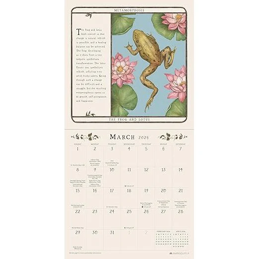 WOODLAND WARDENS 2026 MINI WALL CALENDAR: THE MAGICAL WISDOM OF PLANTS AND ANIMALS - Image 3