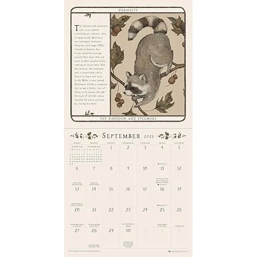 WOODLAND WARDENS 2026 MINI WALL CALENDAR: THE MAGICAL WISDOM OF PLANTS AND ANIMALS - Image 4