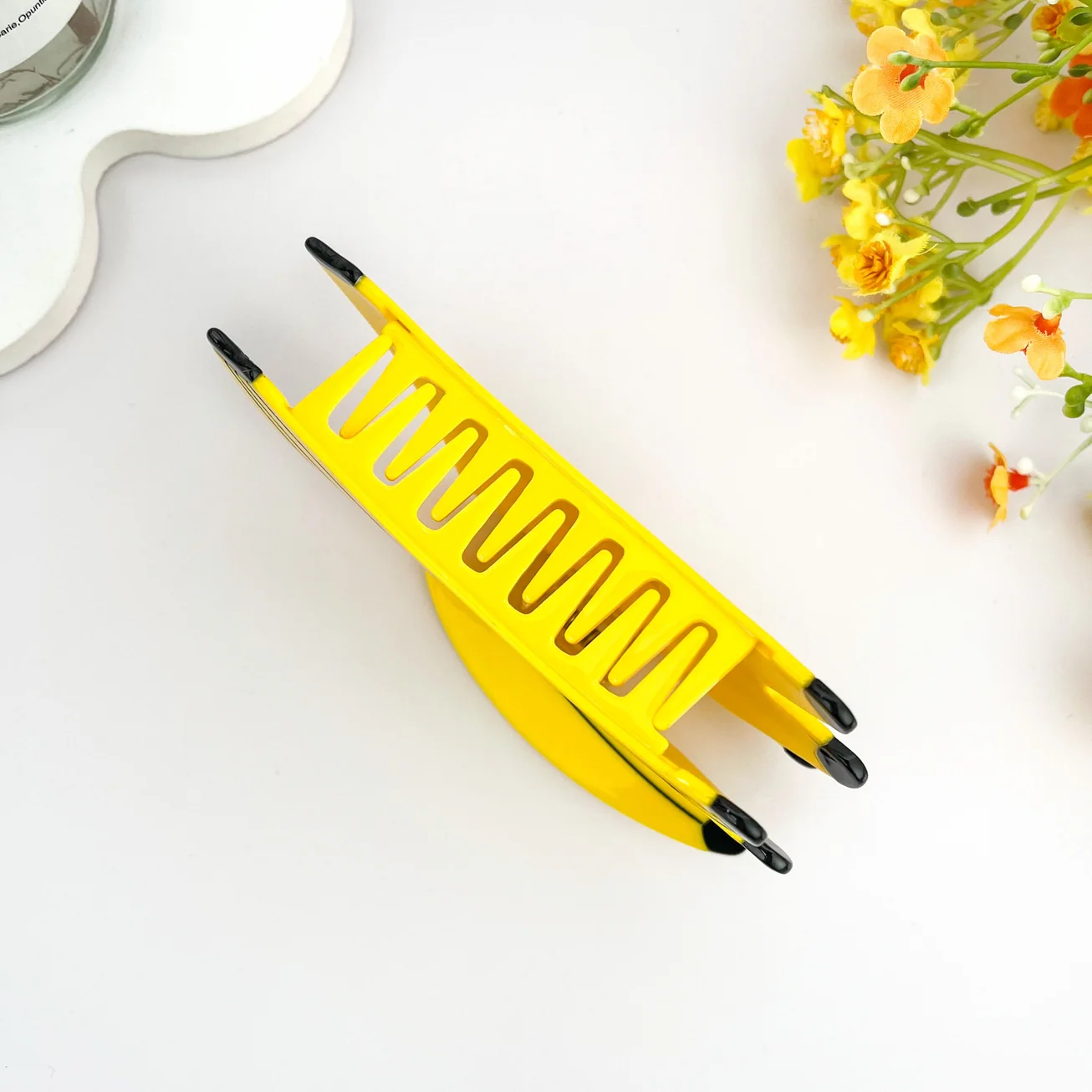 YELLOW BANANAS HAIR CLAW CLIP - Image 2