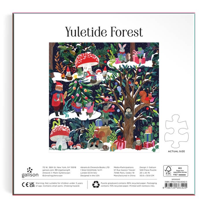 YULETIDE FOREST 500PC PUZZLE - Image 3